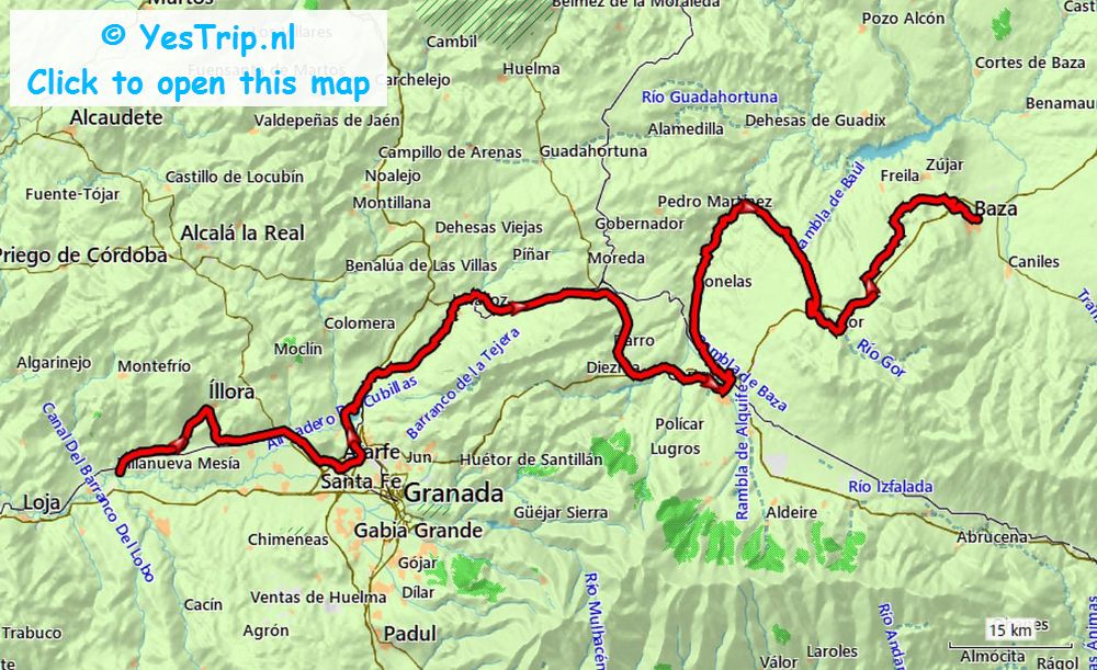 xxx 06 Spanje 2025 Route xxx